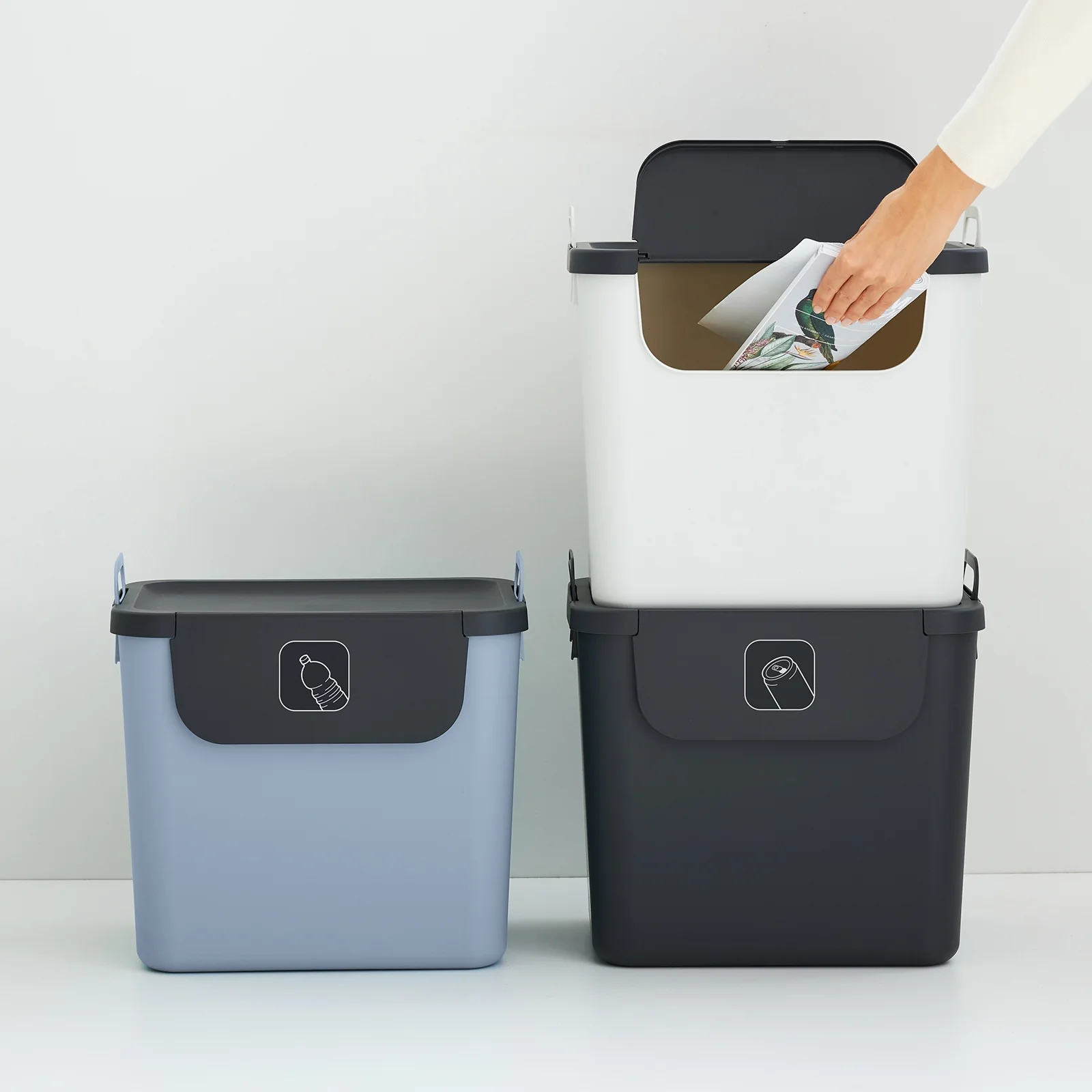 3er Set Recycling Müllsystem 30 L JIVE - Image 21