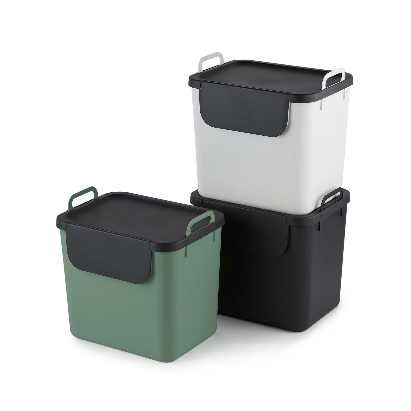 3er Set Recycling Müllsystem 30 L JIVE - Image 48