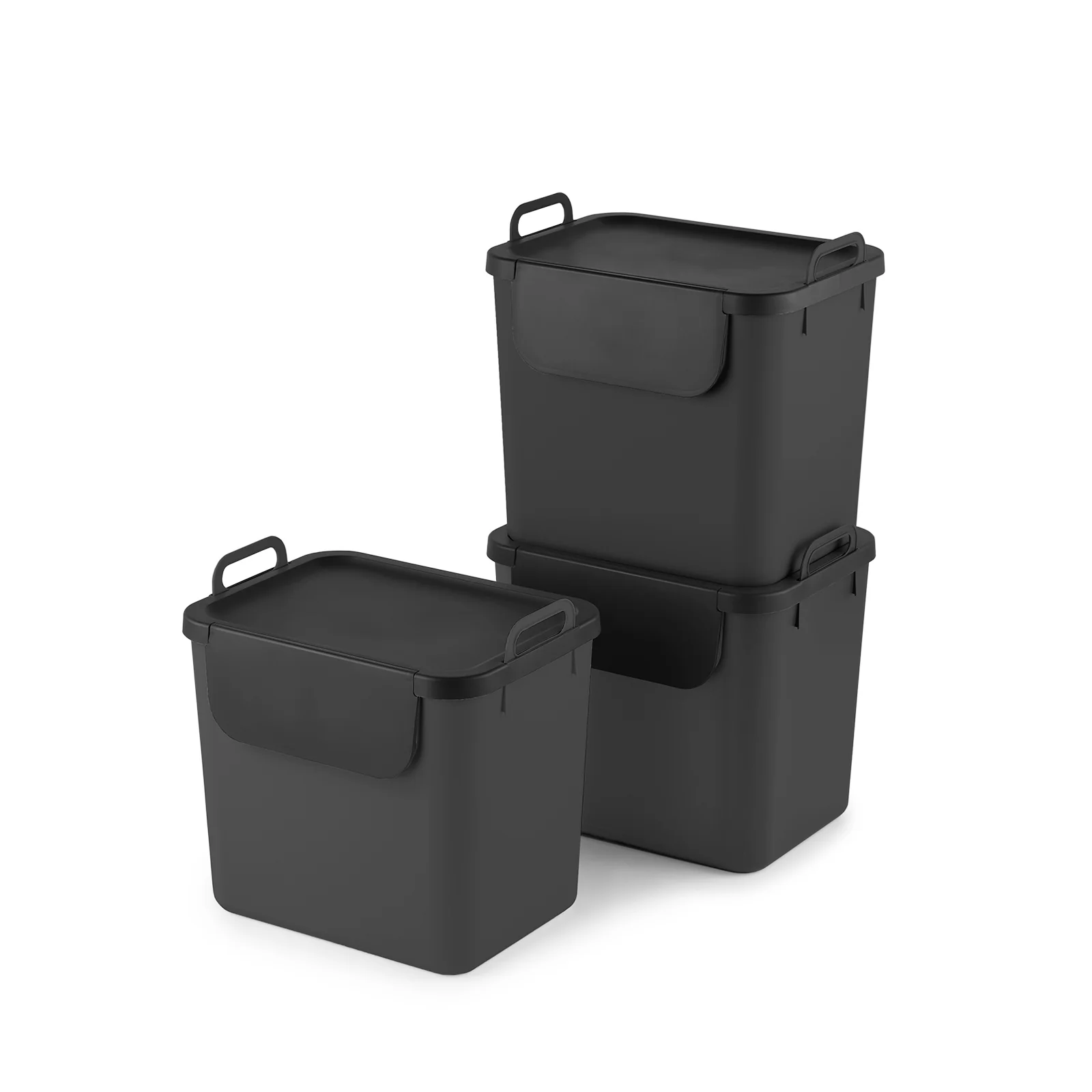 3er Set Recycling Müllsystem 30 L JIVE - Image 49