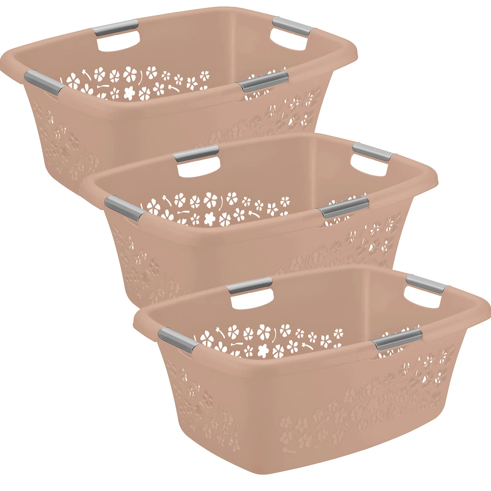 3er Set Wäschekorb 50 l FLOWERS - Image 37
