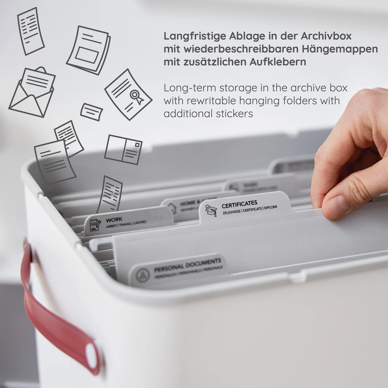 Archivbox Dokumentenorganizer MY PAPER Plus - Image 4