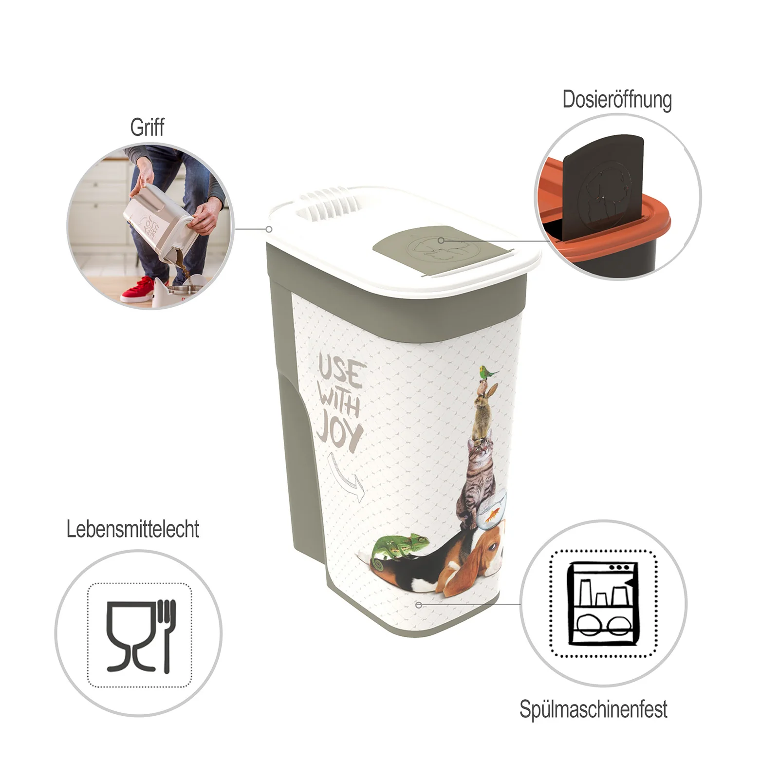 Tierfutter Schüttdose 4,1 l FLO - Image 8