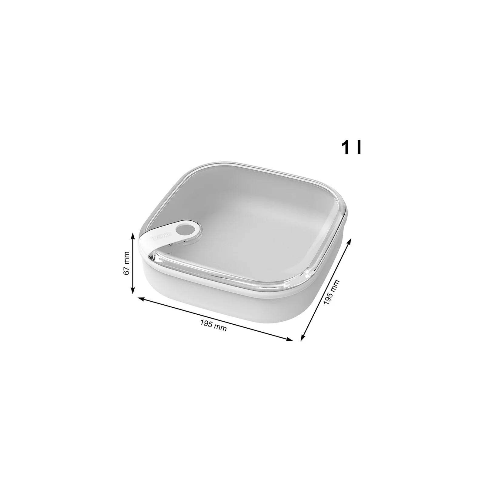 Frischhaltedose 1 l flach ELA - Image 8