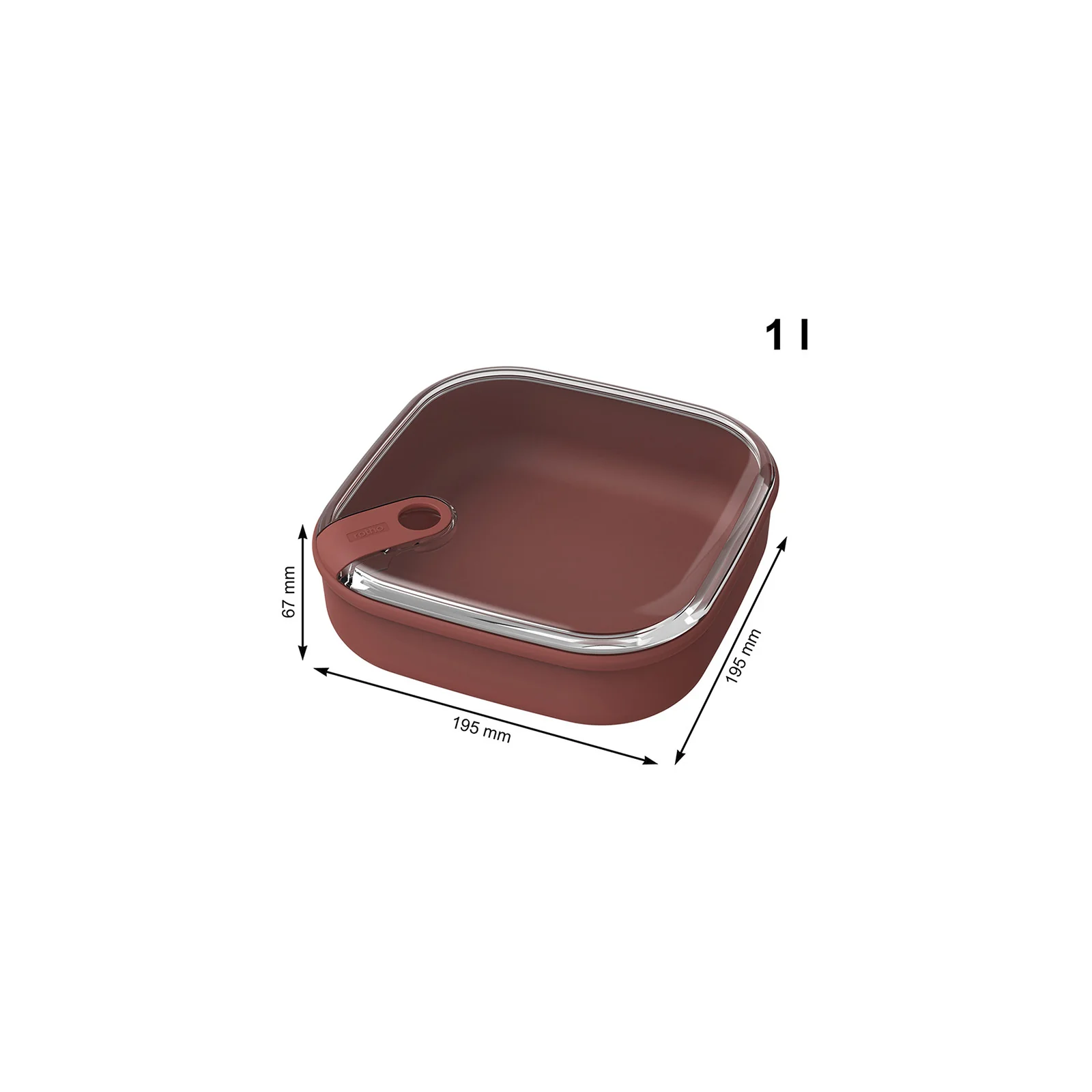 Frischhaltedose 1 l flach ELA - Image 9