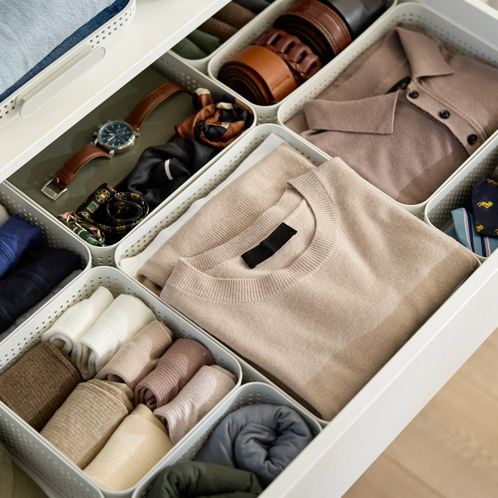 Kleiderschrank Organizer Korb XL | WOP - Image 4