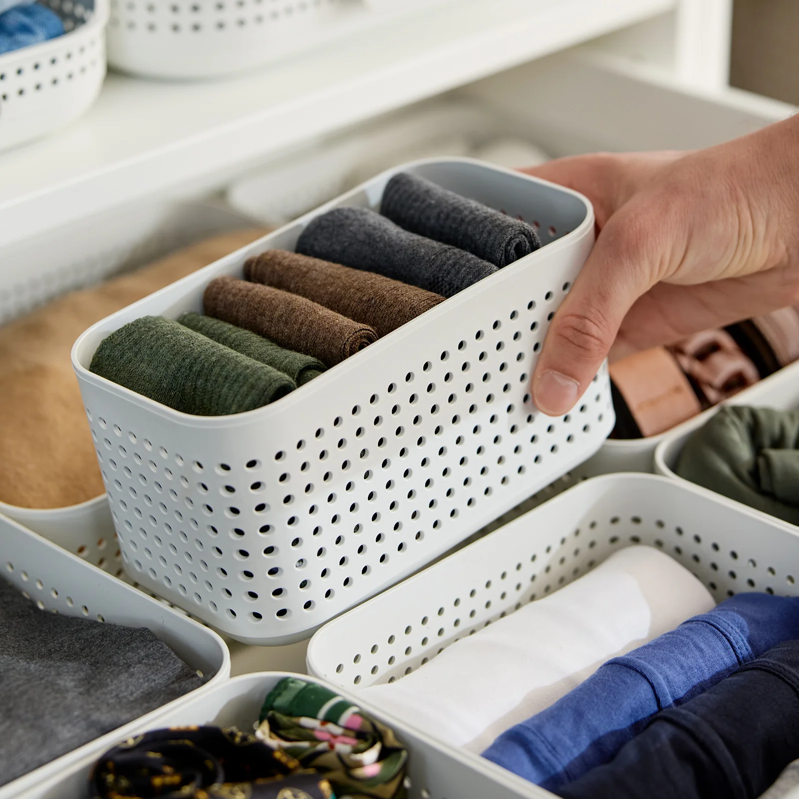 Kleiderschrank Organizer Korb XS | WOP - Image 5