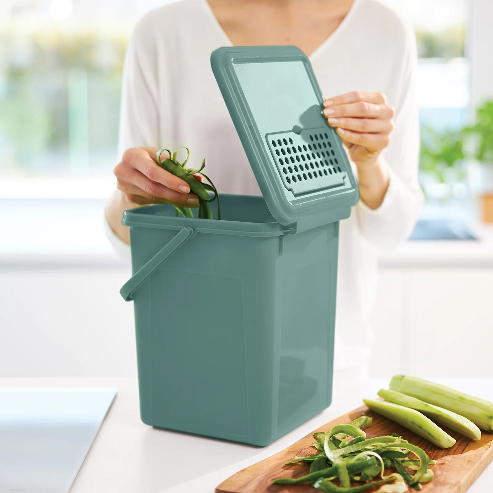 Komposteimer mit Aktivkohle 9 l BIO - Image 3