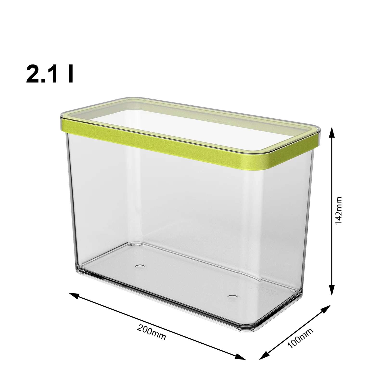 Premium Dose rechteckig 2,1 l LOFT - Image 12