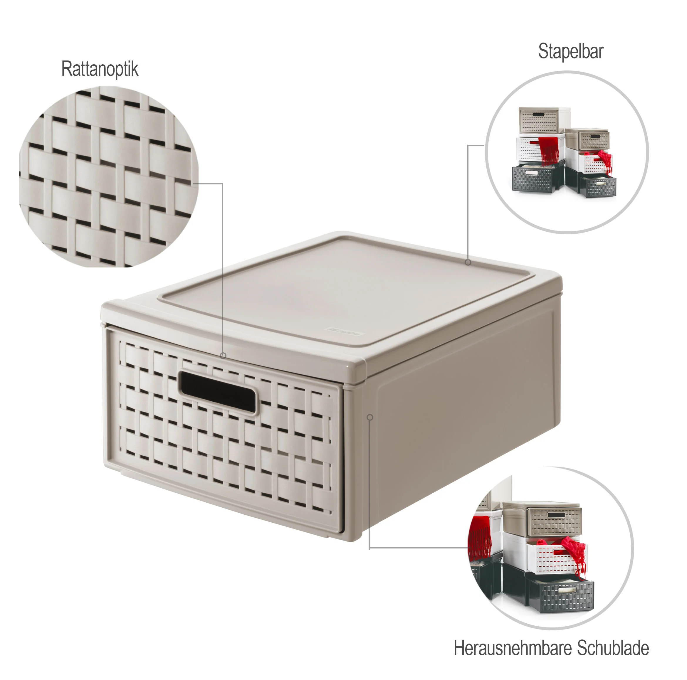 Schubladenbox klein 8,3 l COUNTRY - Image 9