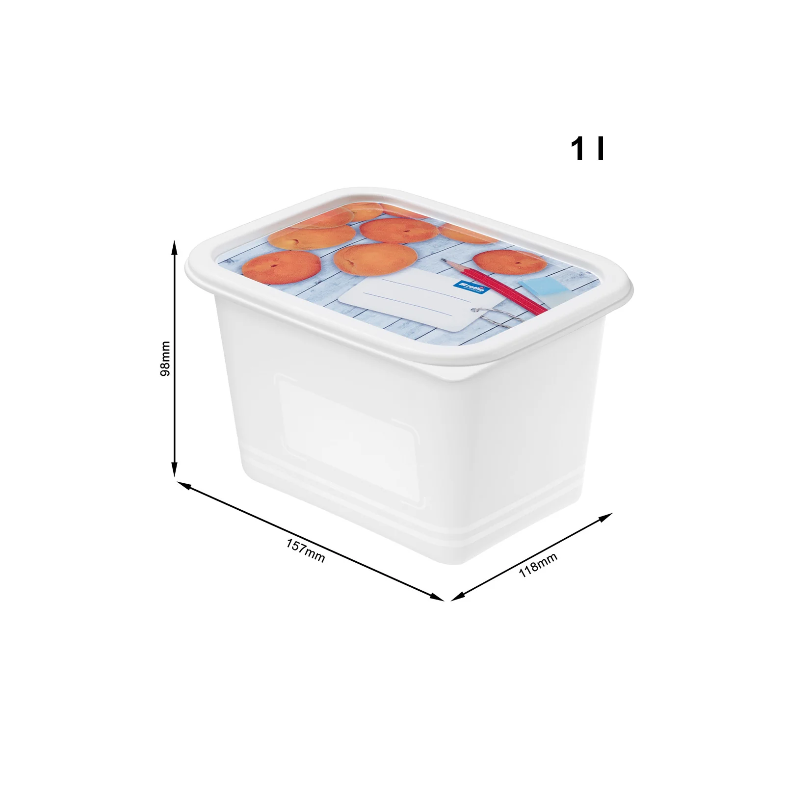 4er Set Gefrierdose 1 l DOMINO - Image 7