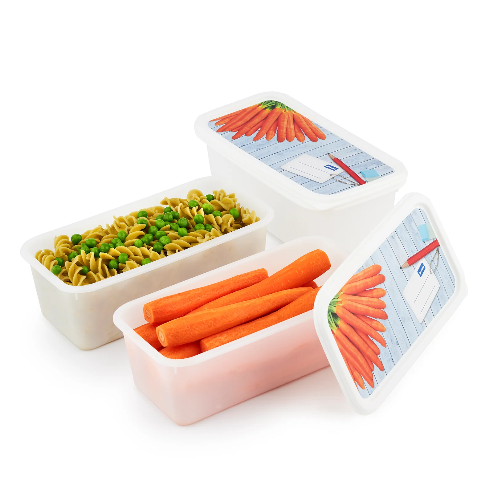 3er Set Gefrierdosen 1,2 l DOMINO - Image 3