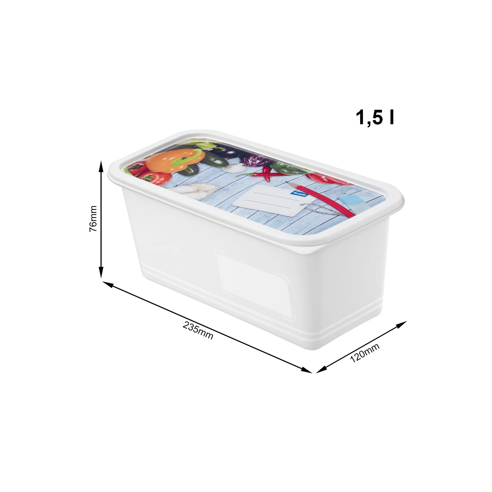 3er Set Gefrierdosen 1,5 l DOMINO - Image 8