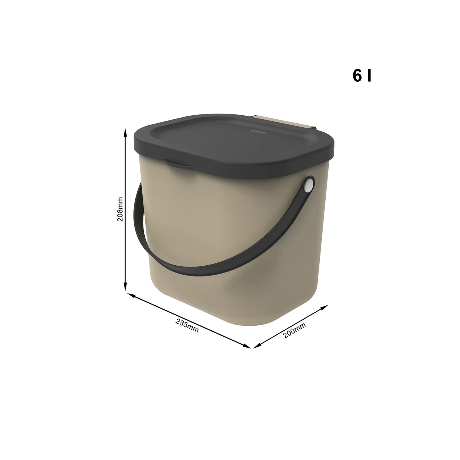 4er Set Müllsystem 25 l und 6 l ALBULA - Image 7