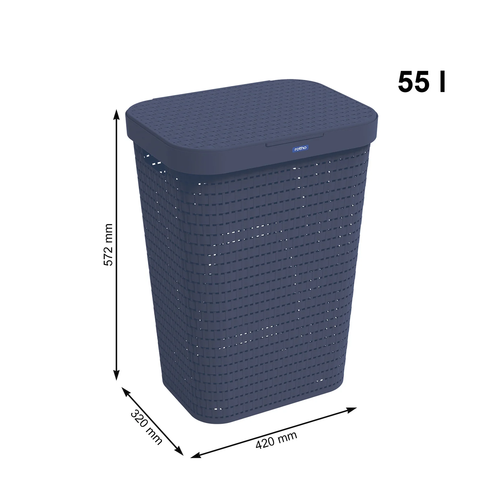 2er Set Wäschesammler 55 l COUNTRY - Image 33