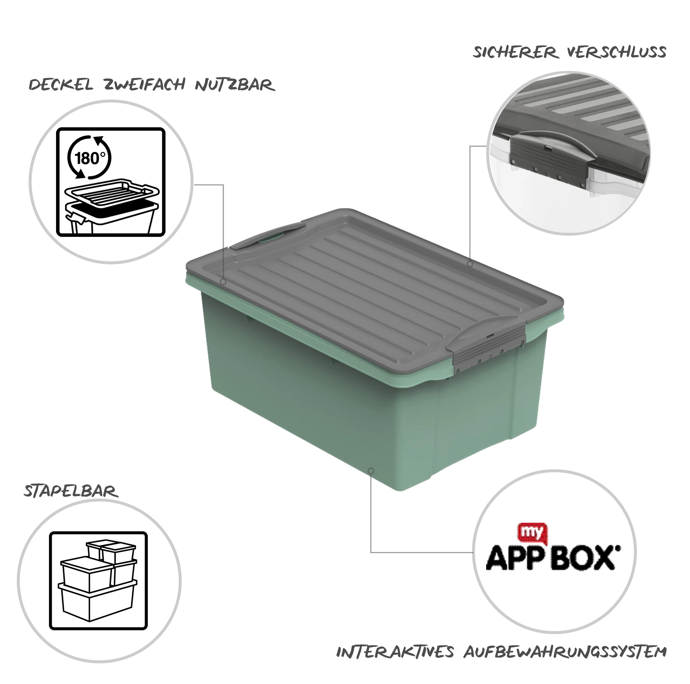 Stapelbox DIN A4, 13 l COMPACT - Image 7