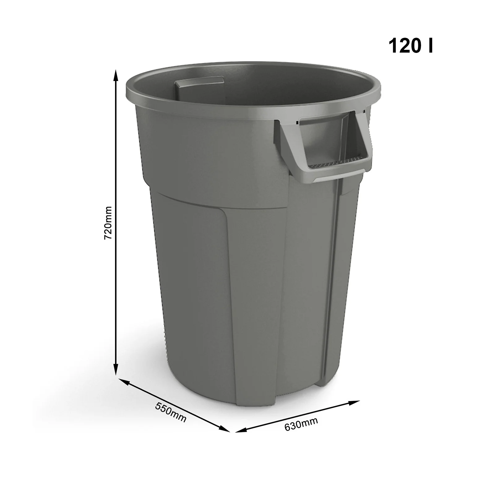 Abfallbehälter 120 l TITAN - Image 5