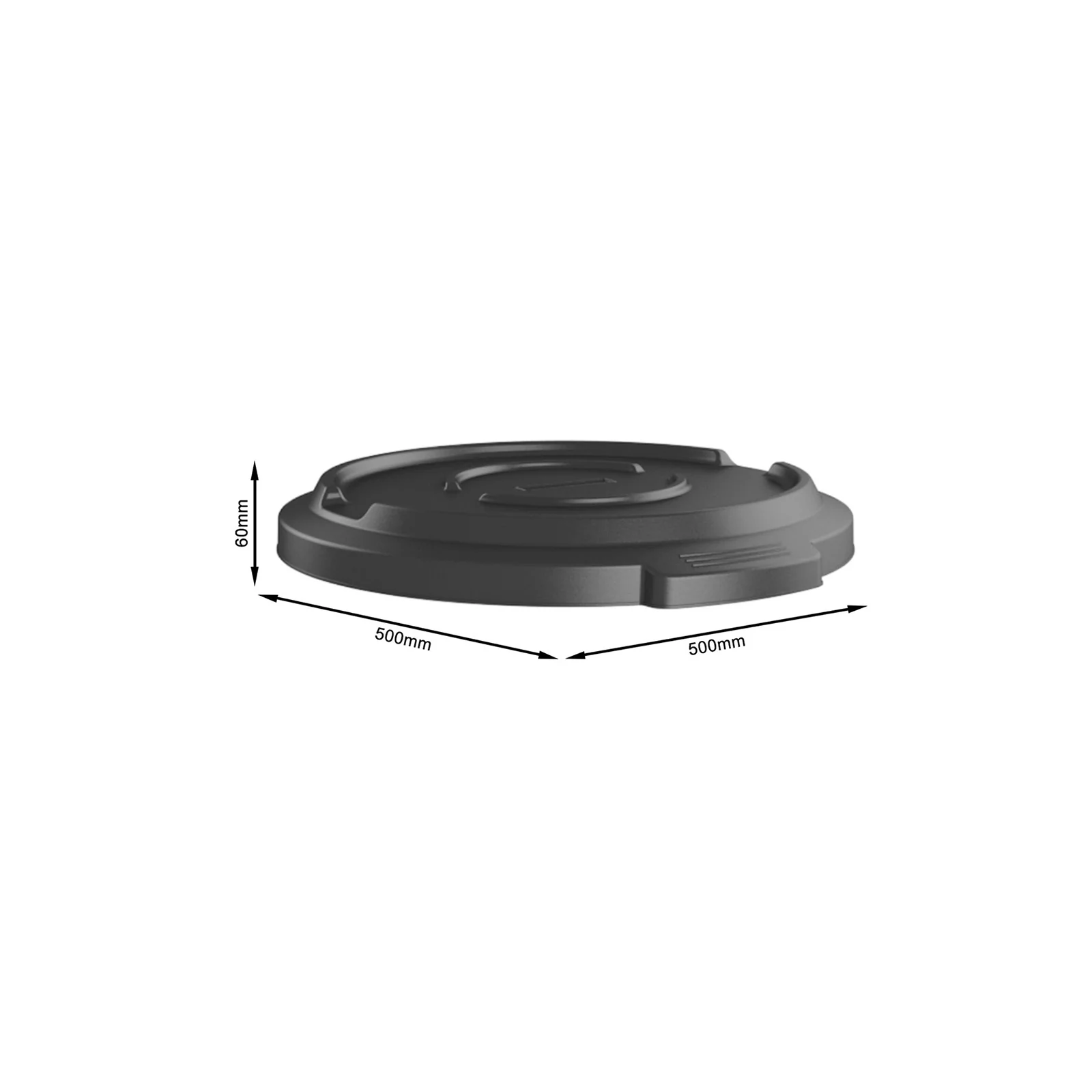 Deckel für Abfallbehälter 85 l TITAN - Image 14