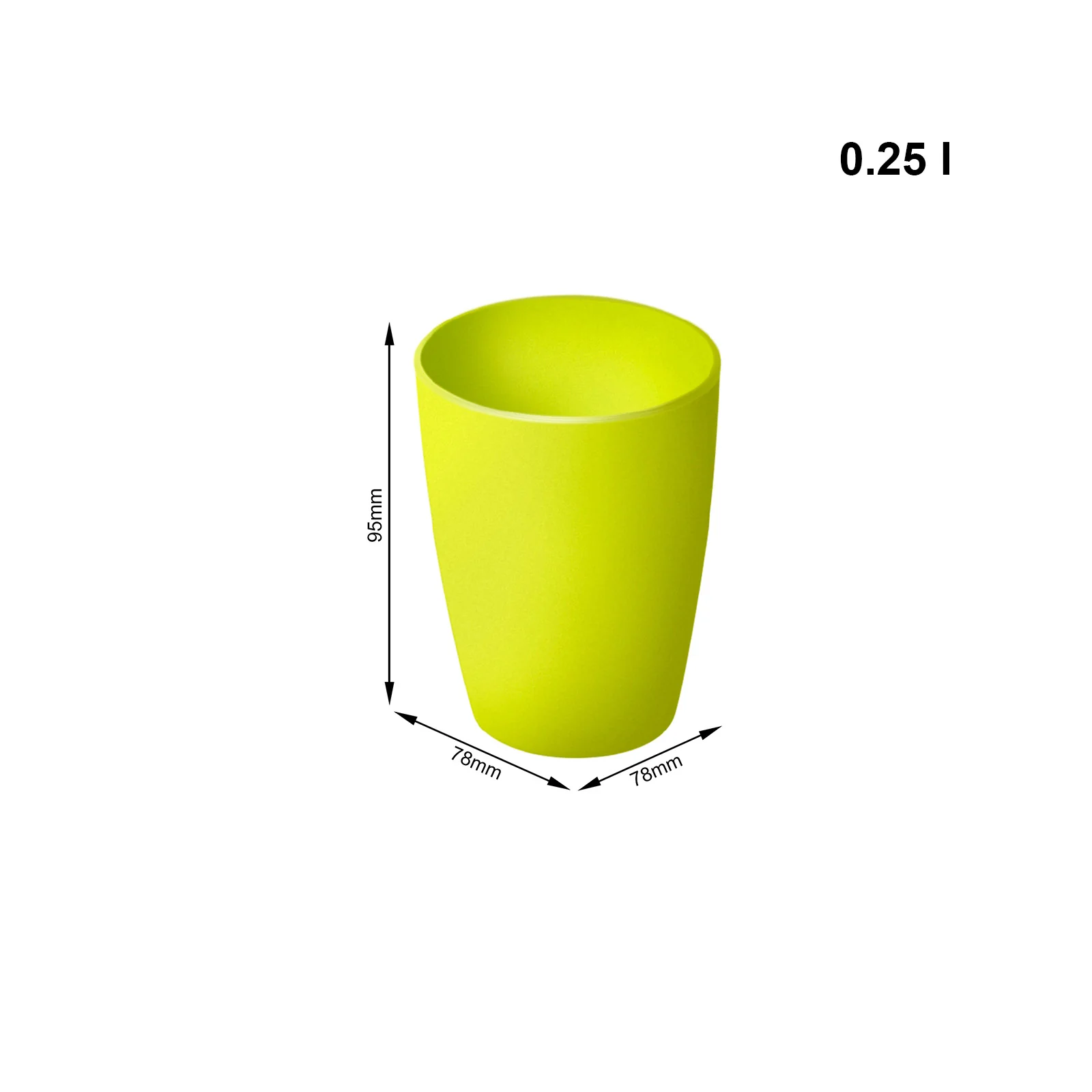 Trinkbecher 0,25 l CARUBA - Image 3